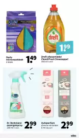 Wibra folder Pagina 21: Dr. Beckmann ossengalspray €2,99, Dreft afwasmiddel €1,99