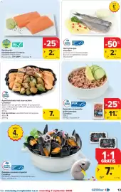 Carrefour folder Pagina 13: Haringmaatjes Carrefour €2,18, Aperitief schotel met zeevruchten €7,00