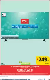 Carrefour folder Pagina 23: TCL 43V6C €249,00