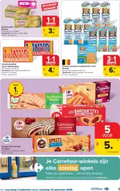 Carrefour folder Pagina 3: Snacks, pouches en groeimelk in brik Bambix €6,99, Ananas Gold Bonner €3,25