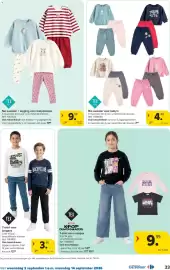 Carrefour folder Pagina 33: Bio sweater voor baby's €4,99, T-shirt voor meisjes €9,99