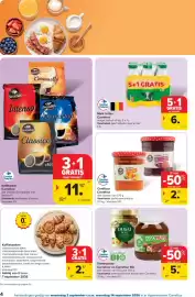 Carrefour folder Pagina 4: Koffiekoeken €2,97, Confituur Carrefour €2,18