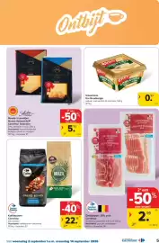 Carrefour folder Pagina 5: Koffiebonen Carrefour €22,38, Ontbijtspek €2,99