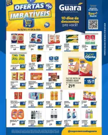 Encarte Supermercado Guará Página 1: Café a vácuo santa clara €13,79, Energético red bull €8,99