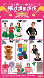 Folleto Merco semana 35 Página 5: Playera de charro infantil €99,99, Plato sopero, pozoelro o avenero decorado €34,99