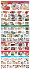 Met Foodmarkets weekly ad week 35 Page 8: Farm Fresh Pork Baby Back Pork Ribs €3,99, Usda Choice Beef Top Round Steaks €7,99