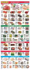 Met Foodmarkets weekly ad week 35 Page 8: Farm Fresh Pork Baby Back Pork Ribs €3,99, Usda Choice Beef Top Round Steaks €7,99