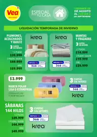 Catálogo Supermercados Vea semana 35 Página 6: Krea manta polar lisa o estampada €3.999,00