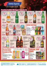 Bestway leaflet week 35 Page 2: Vk soft drink €19,49, San Miguel Especial €10,29