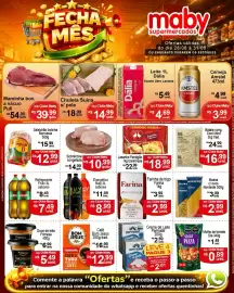 Catálogo Maby Supermercados Página 1: Massa c/ ovos Nordeste €2,99, Creme de Leite Parmalat €2,01