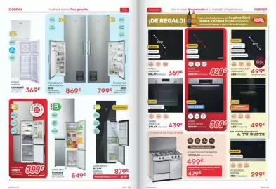 Catálogo Cenor Página 3: Aeg - horno pirolitico €499,00, Meireles - cocina con portabombona €499,00