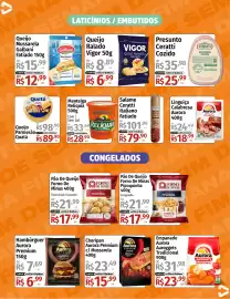Catálogo Supermercado Dalben Página 10: Linguiça calabresa aurora €18,99, Queijo mussarela galbani fatiado €12,99
