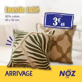 Catalogue Noz page 1: Coussin tut €3,48