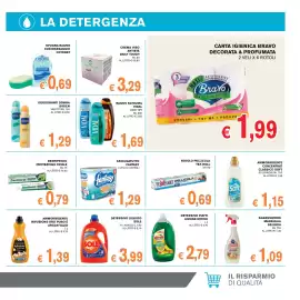Volantino D'Italy Pagina 11: Carta igienica Bravo decorata & profumata €1,99, Pellicola Tex Roll €0,69
