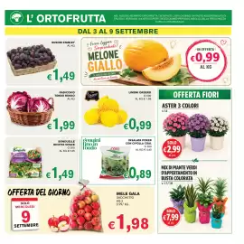 Volantino D'Italy Pagina 3: Radicchio tondo rosso €1,99, Bonduelle Carta delle Insalate €1,49