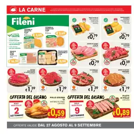 Volantino D'Italy Pagina 4: Saltinbocca di suino €1,39, Arista di suino €0,79