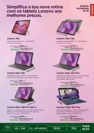 Folheto El Corte Inglés Página 14: Lenovo yoga tab plus €699,99, Lenovo idea tab pro gen 2 €599,99
