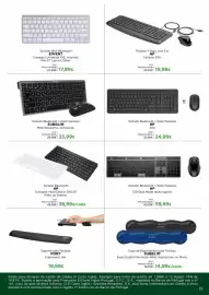 Folheto El Corte Inglés Página 23: Ewent - teclado slim bluetooth €17,99, Hp - teclado bluetooth + rato wireless €24,99