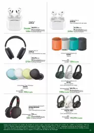 Folheto El Corte Inglés Página 25: Coluna Portátil Bluetooth Sony XB100 €39,00, Auriculares true wireless sony wfc510 €39,00