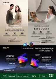 Folheto El Corte Inglés Página 6: Asus - zenbook duo €299.999,00, Asus - proart pz14 ht7407na-x2eaohdpp1 €249.999,00