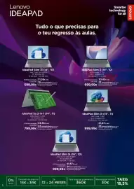 Folheto El Corte Inglés Página 8: Ideapad slim 3i (14", 10) €599,99, Ipad slim 5i €999,99