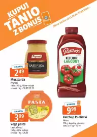 E.Leclerc gazetka tydzień 36 Strona 10: Vege pasta Lavica Food €3,99, Musztarda Prymat Sarepska €2,49