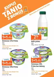 E.Leclerc gazetka tydzień 36 Strona 6: Śmietana 18% Primo bez laktozy Zott €1,90, Śmietana 18% Primo €1,55