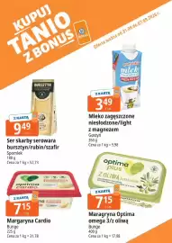 E.Leclerc gazetka tydzień 36 Strona 7: Margaryna Cardio Bunge €7,15, Maragryna Optima omega 3/z oliwą €7,15