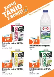 E.Leclerc gazetka tydzień 36 Strona 8: Śmietanka Łaciata UHT €5,99, Śmietanka Łaciata UHT 36% €7,99