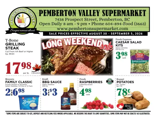 Pemberton Valley (valid until 5-09)
