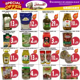 Al-Quds Supermarket flyer week 35 Page 4: Hana chicken luncheon €10,99, Easy Cook crunchy chicken hot mix €1,49