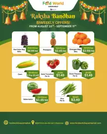 Food World Supermarket flyer Page 1