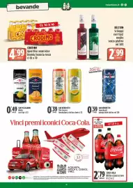 Volantino Rossotono Carrefour Pagina 8: Coca Cola Bibita classica/zero €2,79, San Benedetto Thè classico €0,39