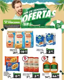 Encarte Rede Parceria Página 3: Ypióca 150 anos €44,99, Cerveja petra puro malte lt €2,99