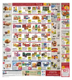 Safeway weekly ad week 35 Page 5: Charmin Both Tissue, Bounty Paper Towels or Finish Powerball €14,99, Starbucks Coffee €9,99
