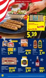 Lidl weekly ad week 36 Page 12: Koop's mustard €2,49, Duke's mayonnaise €3,89