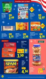 Lidl weekly ad week 36 Page 14: Keebler vienna fingers cookies €2,98, Goldfish crackers, say cheese variety pack €9,76