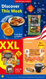 Lidl weekly ad week 36 Page 2: Snack Day by Lidl creamy dill pickle extra flavor €2,49