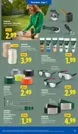 Lidl weekly ad week 36 Page 31: Parkside stretch belt €4,99, Parkside sunglasses €2,99