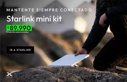 Catálogo Falabella Página 10: Mantene siempre conectado starlink mini kit €89.990,00