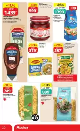 Auchan akciós újság hét 35 Oldal 20: AUCHAN KEDVENC DURUM KÖRETTÉSZTA €749,00, KOCH’S DARÁLT PAPRIKA €599,00