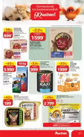 Auchan akciós újság hét 35 Oldal 31: IAMS ADVANCED NUTRITION NEDVES MACSKAELEDEL €1.999,00