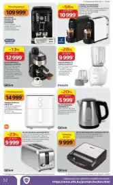 Auchan akciós újság hét 35 Oldal 52: QILIVE 600153053 PRESSZÓ KÁVÉFŐZŐ €12.999,00, QILIVE 600099552 VÍZFORRALÓ €5.999,00