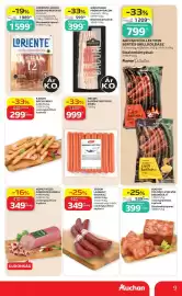 Auchan akciós újság hét 35 Oldal 9: AUCHAN COLLECTION SERTÉS GRILLKOLBÁSZ €799,00, LORIENTE JAMÓN SERRANO RESERVA €1.599,00