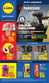 Lidl akciós újság hét 36 Oldal 1: PIKOK Sertés combsonka €379,00, Nektarin €599,00