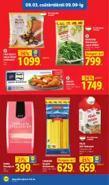 Lidl akciós újság hét 36 Oldal 12: Chef Select Sajttal töltött pulykamell €1.099,00