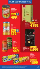 Lidl akciós újság hét 36 Oldal 13: FRESHONA €499,00, BRAVOS Őrölt kávé €4.399,00