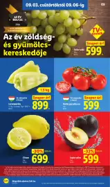 Lidl akciós újság hét 36 Oldal 2: Lecsópaprika €899,00, Fürtös paradicsom €599,00