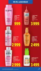 Lidl akciós újság hét 36 Oldal 23: L'ORÉAL PARIS ELSEVE €2.999,00