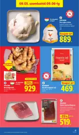 Lidl akciós újság hét 36 Oldal 37: HÚSFARM Friss, egész csirke €889,00, MILBONA €469,00